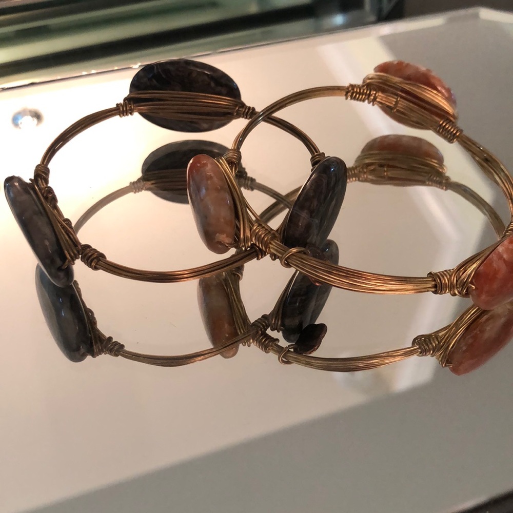 Bourbon and bow tie bracelets